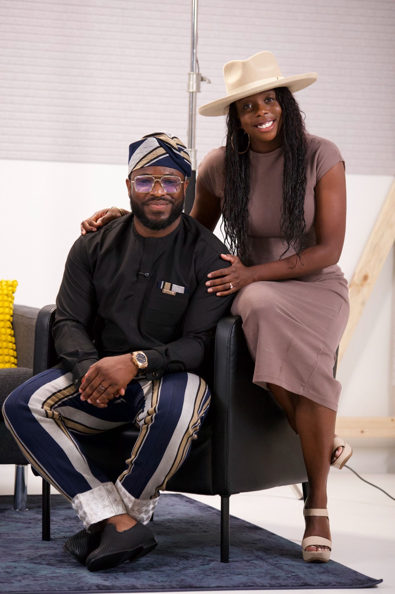 Isola SoGbede portrait seated outdoors